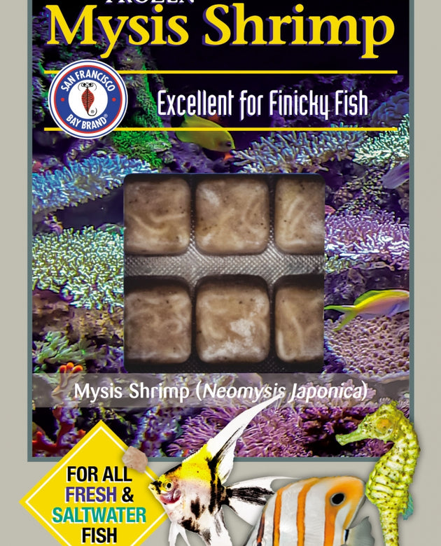 San Francisco Bay Brand Frozen Mysis Shrimp - 30 Cubes - 3.5 oz