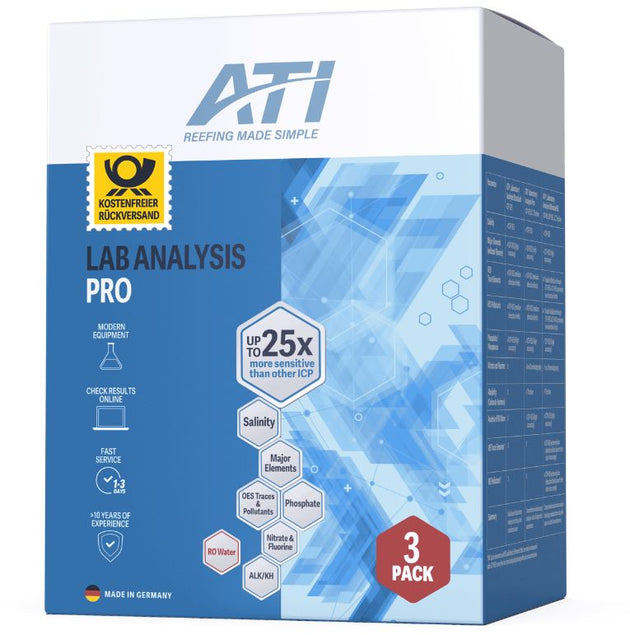 ATI ICP-OES Pro Lab Water Analysis (3-Pack) - With Return Shipping