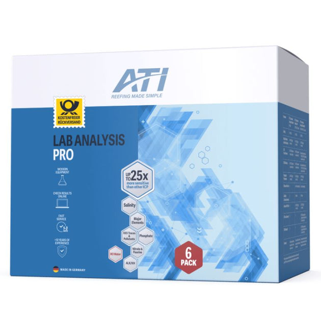 ATI ICP-OES Pro Lab Water Analysis (6-Pack) - With Return Shipping