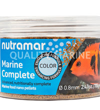 Nutramar Marine Complete Nano Pellets 0.8mm