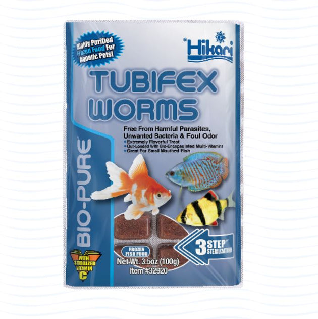 Hikari Bio-Pure Frozen Tubifex Worms - Cubes - 3.5 oz