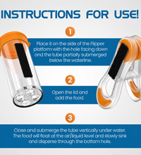 (#13916) Flipper Feed Aquarium Feeding Kit for Flipper Cleaners