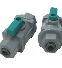 In-line Ball Valve - 1/4 inch Mur-lok x 1/4 inch Mur-lok