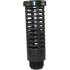 Black Suction Screen 1" x 6" Tall 1" Male Thread